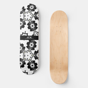 Volume one's kaleidoscope art six skateboard