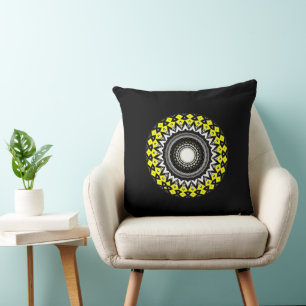 Volume one's kaleidoscope art sixteen cushion