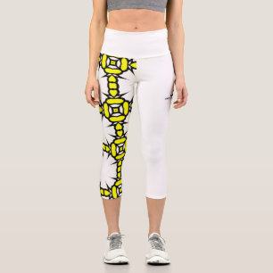 Volume one's kaleidoscope art thirteen capri leggings
