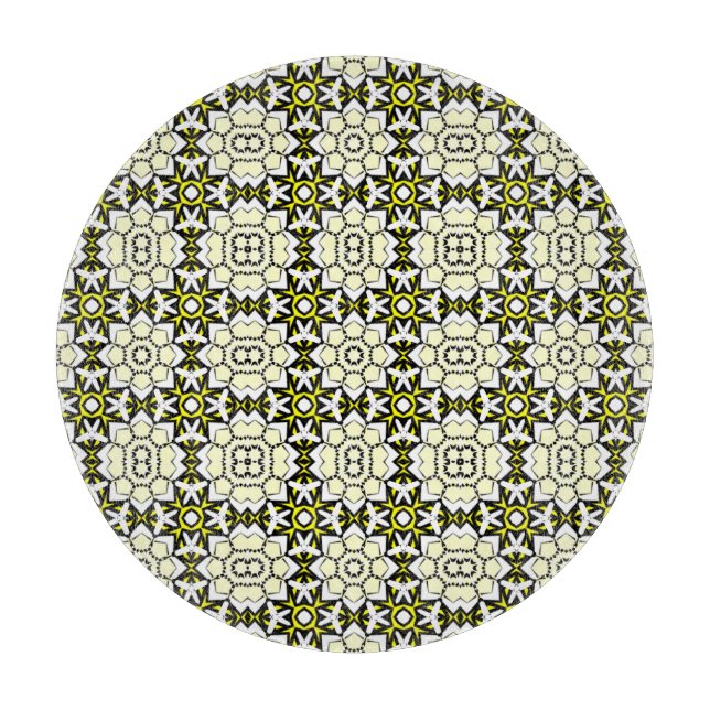 Volume one's kaleidoscope art three cutting board (Front)