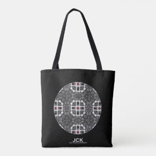 Volume sixteen's kaleidoscope art nineteen tote bag