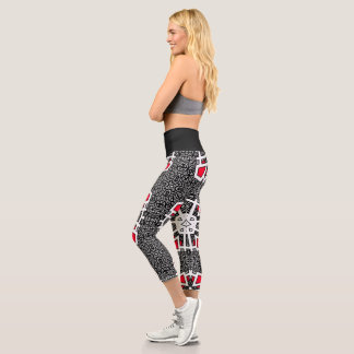 Volume sixteen's kaleidoscope art seventeen capri leggings