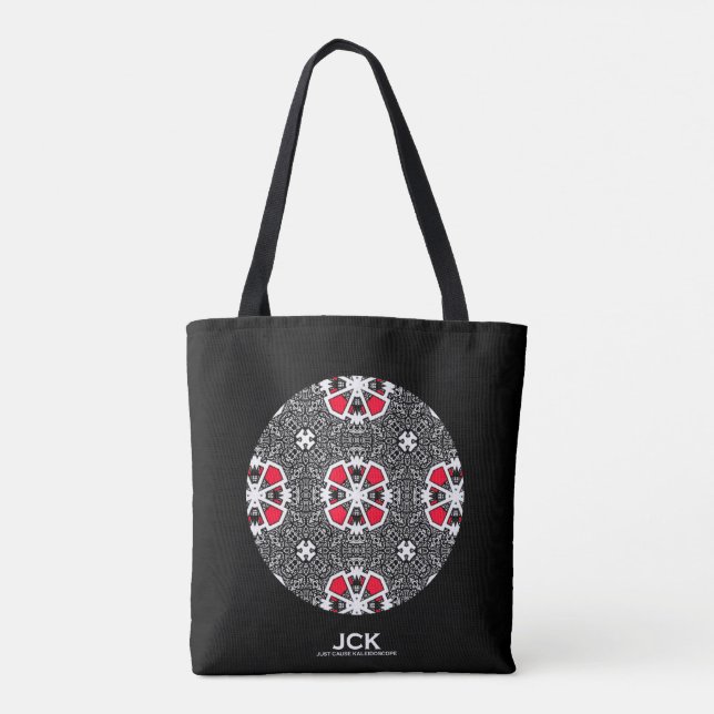 Volume sixteen's kaleidoscope art two tote bag (Back)