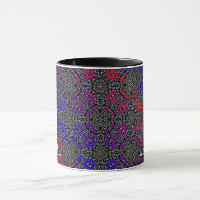 Volume thirteen's kaleidoscope art twenty-eight mug (Center)