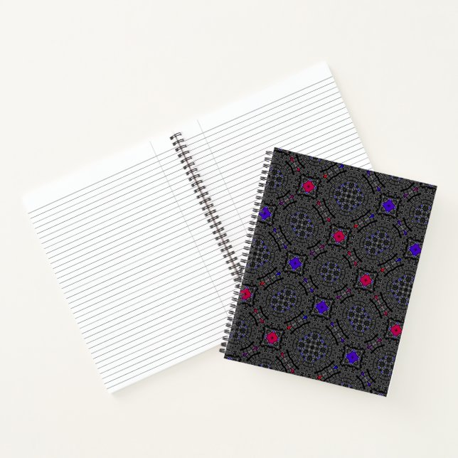 Volume thirteen's kaleidoscope art twenty-one notebook (Inside)