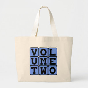 Volume Two, Second Volume Large Tote Bag