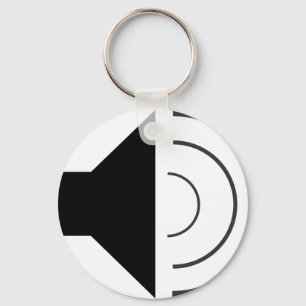 Volume up Speaker Key Ring
