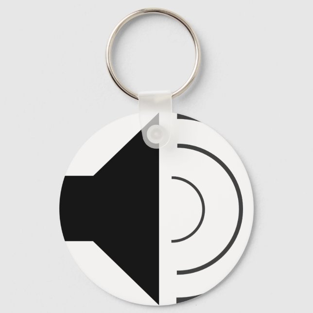 Volume up Speaker Key Ring (Front)