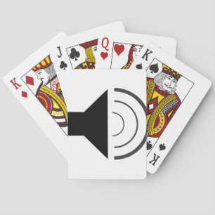 Volume up Speaker Playing Cards
