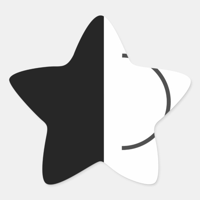 Volume up Speaker Star Sticker (Front)