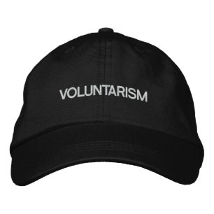Voluntarism Embroidered Hat
