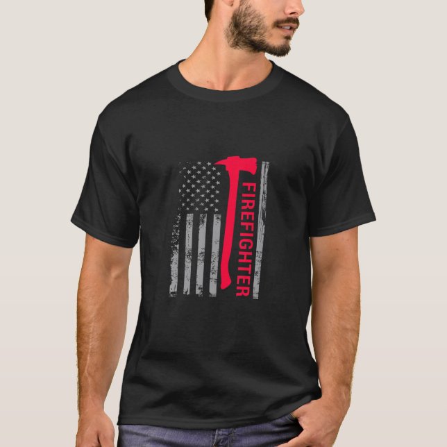 Voluntary Fire Department Evolution | Cool Firefig T-Shirt (Front)
