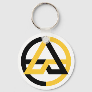Voluntaryist Basic Button Keychain