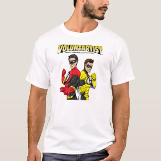 Voluntaryist Cartoon Hero T-Shirt