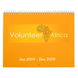 Volunteer Africa - Customised Calendar