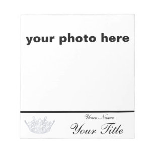 Volunteer America Pageant autograph pad - custom