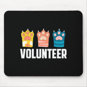 Volunteer Animal Rescue Shelter Cats Mouse Pad