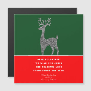 Volunteer Appreciation Christmas Holiday Cards