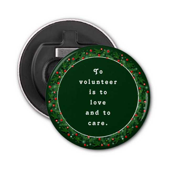 Volunteer Appreciation Gifts Bottle Opener (Front)