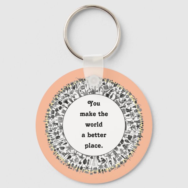 Volunteer Appreciation Gifts Key Ring (Front)