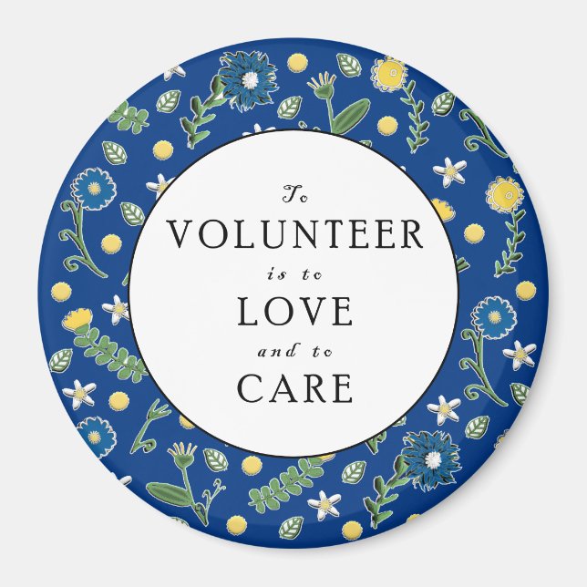 Volunteer Appreciation Magnet (Front)