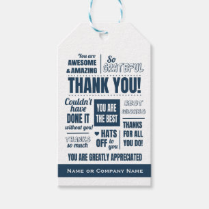 Volunteer Appreciation Thank You Gift Tags