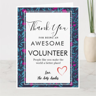 volunteer appreciation week  card
