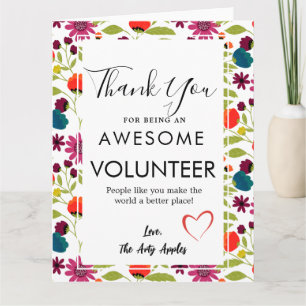 volunteer appreciation week  card