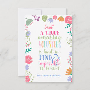 volunteer appreciation week card