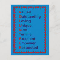 Volunteer Appreciation Words Red Hearts Blue