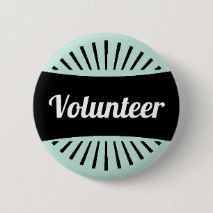 Volunteer Ask Me For Help Retro Vintage Usher 6 Cm Round Badge