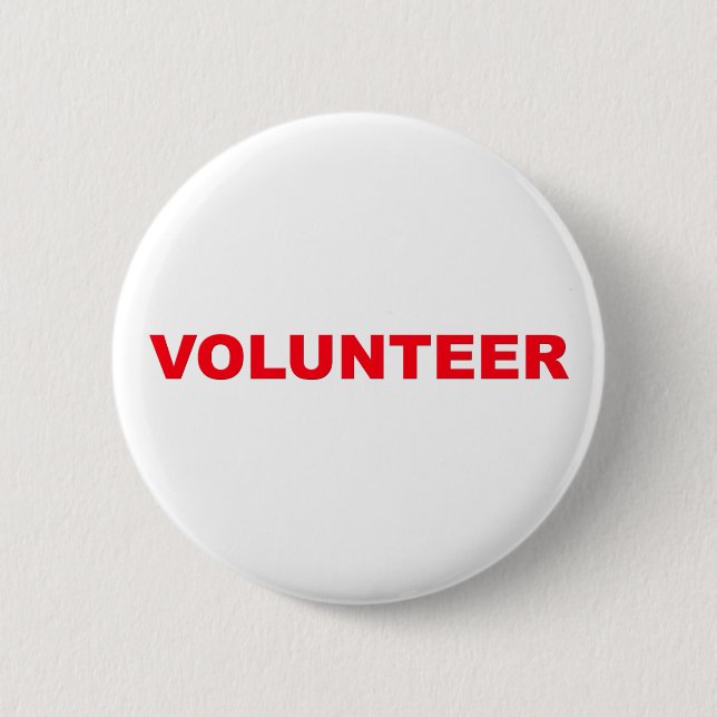 Volunteer Button (Front)