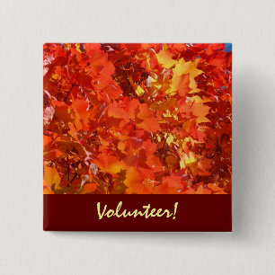 Volunteer! buttons Name Tags Volunteering button