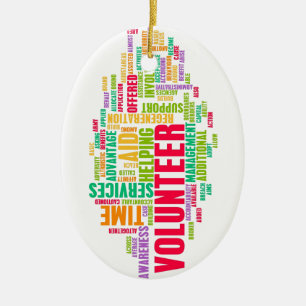 Volunteer Ceramic Tree Decoration