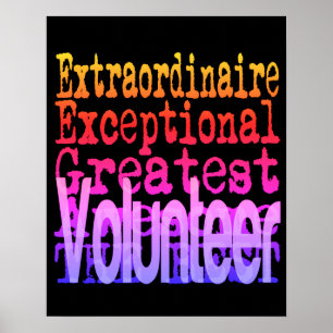 Volunteer Extraordinaire Poster