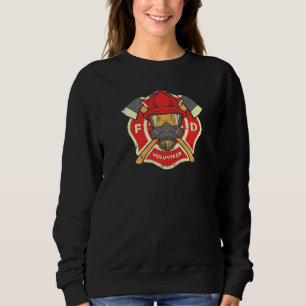 Volunteer Fire Department Fireman Firefighter Sweatshirt