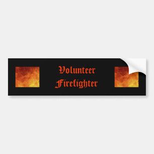 Volunteer Firefighter Bumper Sticker