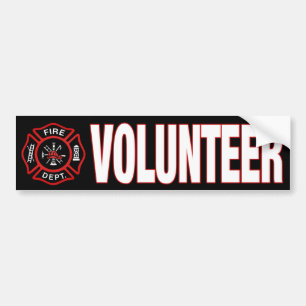 Volunteer Firefighter Bumper Sticker