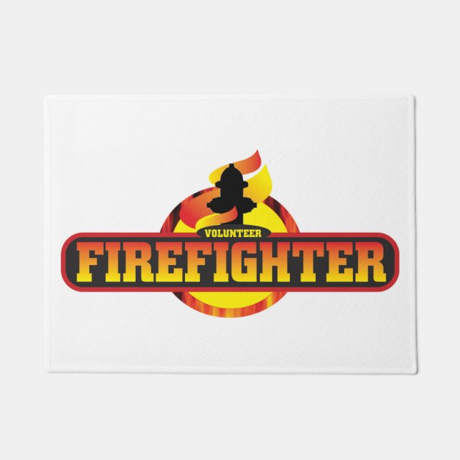 Volunteer Firefighter door mat (Front)