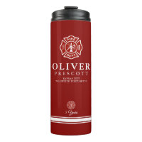 Volunteer Firefighter | Maltese Cross Symbol Red