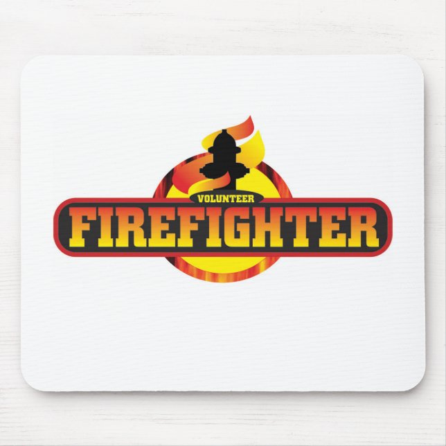 Volunteer Firefighter mouse pad (Front)