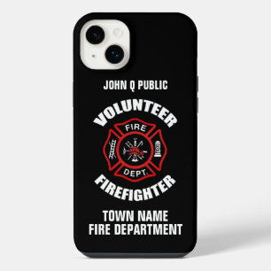 Volunteer Firefighter Name Template iPhone Case