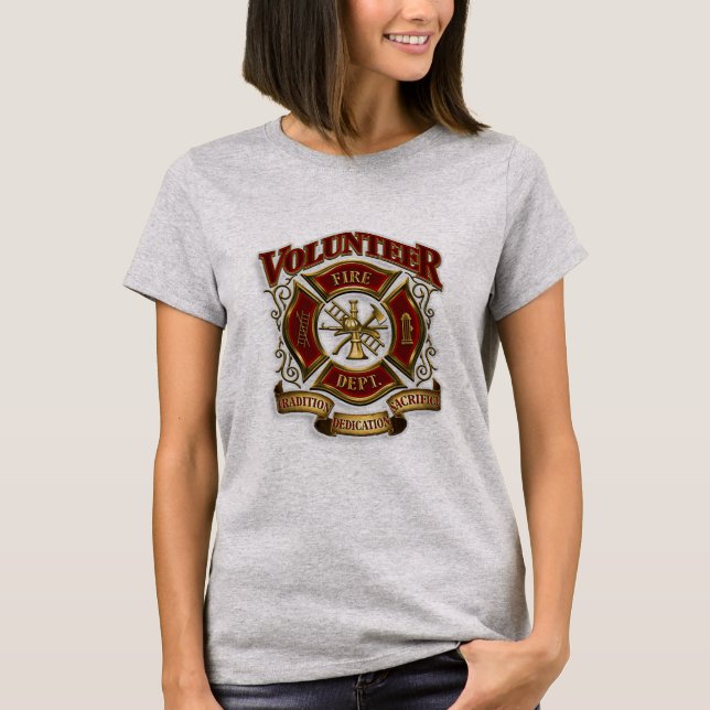 Volunteer FireFighter T-Shirt (Front)