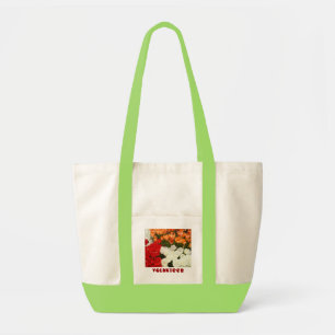 Volunteer gifts Tulip Flowers tote Bags Spring