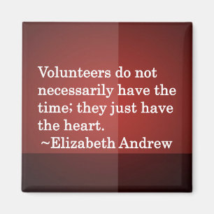 Volunteer Heart Magnet