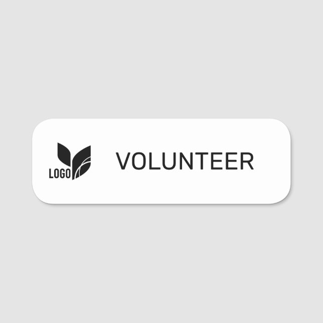 Volunteer ID Name Tag (Front)