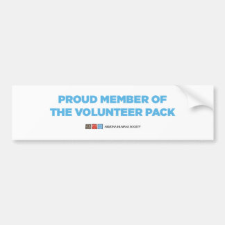 Volunteer Pack Bumper Sticker