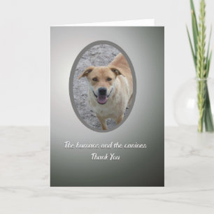 Volunteer Thank You, Dog Rescue Thank You Card