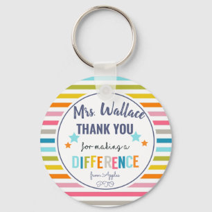 volunteer thank you for making a different key ring