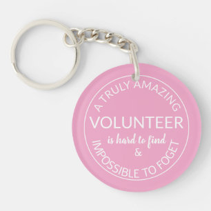 Volunteer thank you key ring